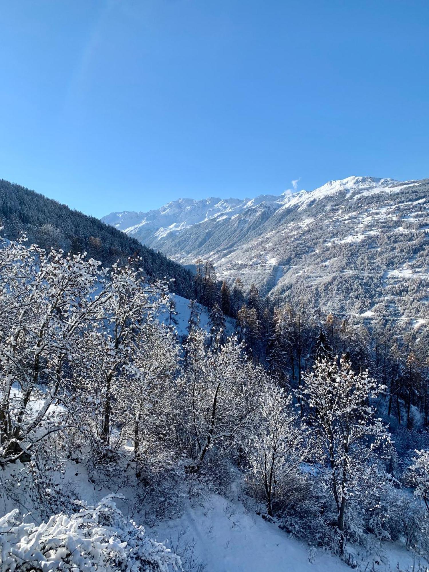 La Chaumiere D'Herens Vernamiège Exteriör bild